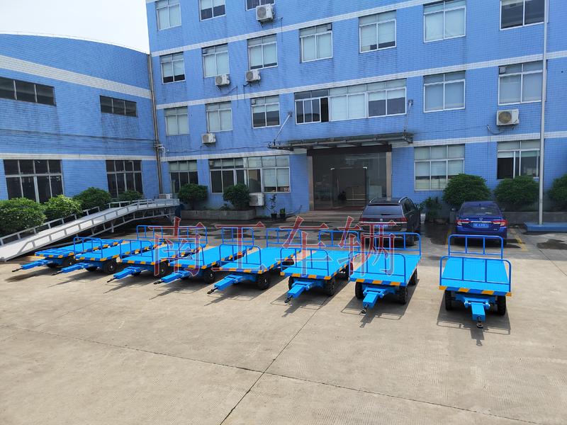 3吨无动力牵引开云中国组前后可拆护栏